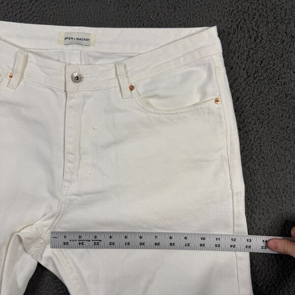 Spier and Mackay Jeans Mens 38 (Fits 36x32) White Contemporary Fit Denim Pants - Picture 13 of 16
